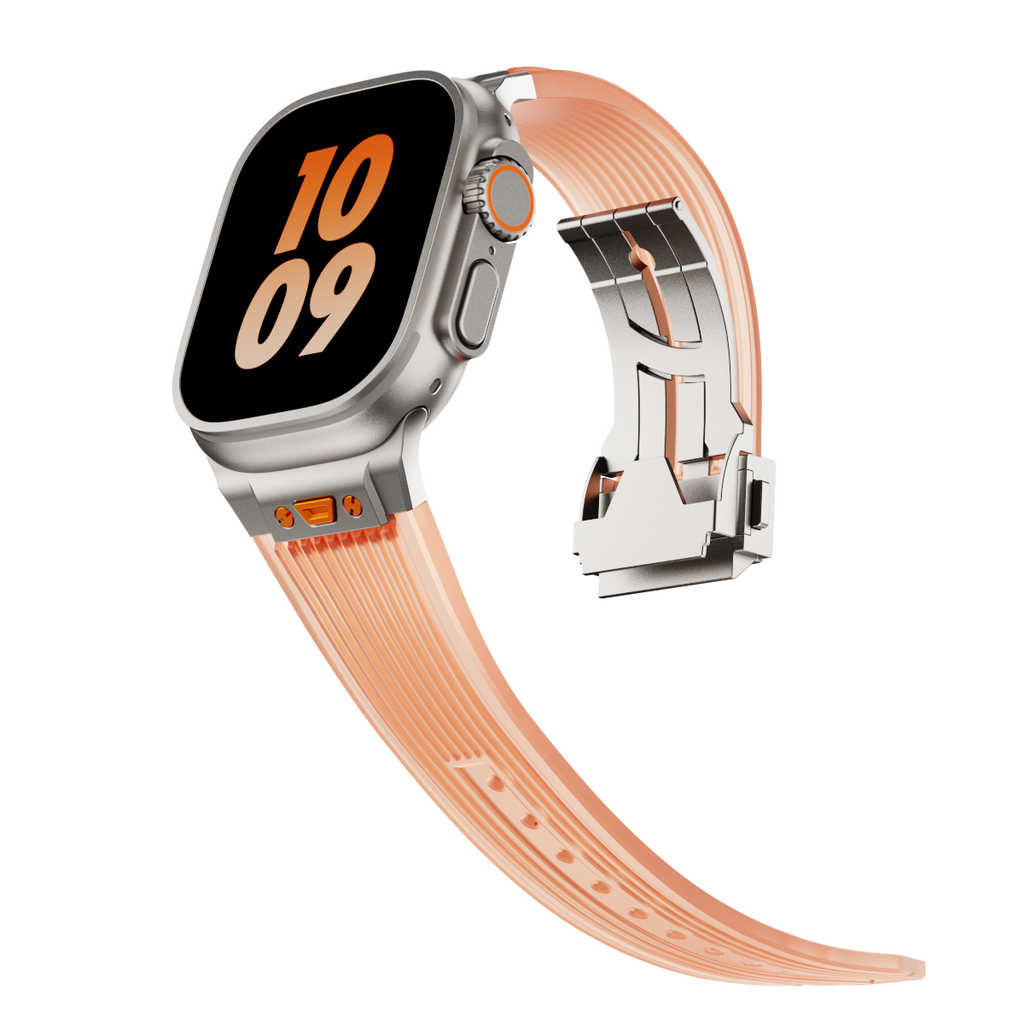 NovaFlex Şeffaf Silikon Kordon Apple Watch için