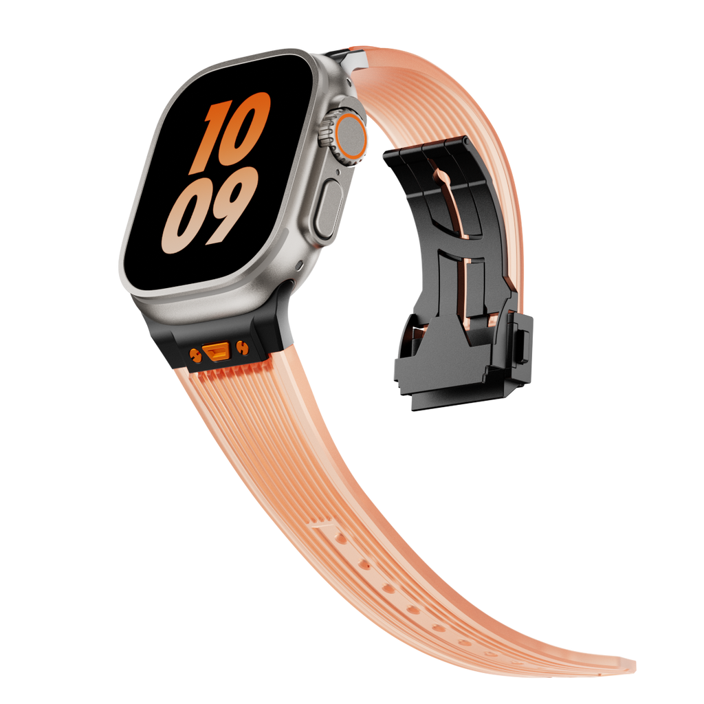 NovaFlex Şeffaf Silikon Kordon Apple Watch için