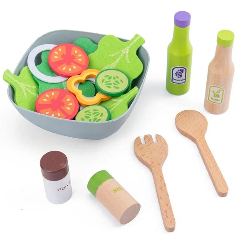 Set de Cocina de Madera Realista ChefNest para Pequeños Chefs Juego Creativo Sin Pantalla
