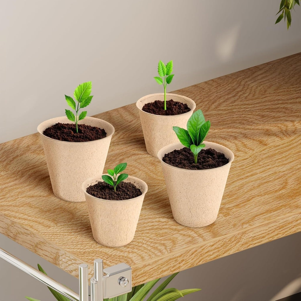 Vasos Ecopeat Biodegradáveis para Germinação e Transplante Fácil
