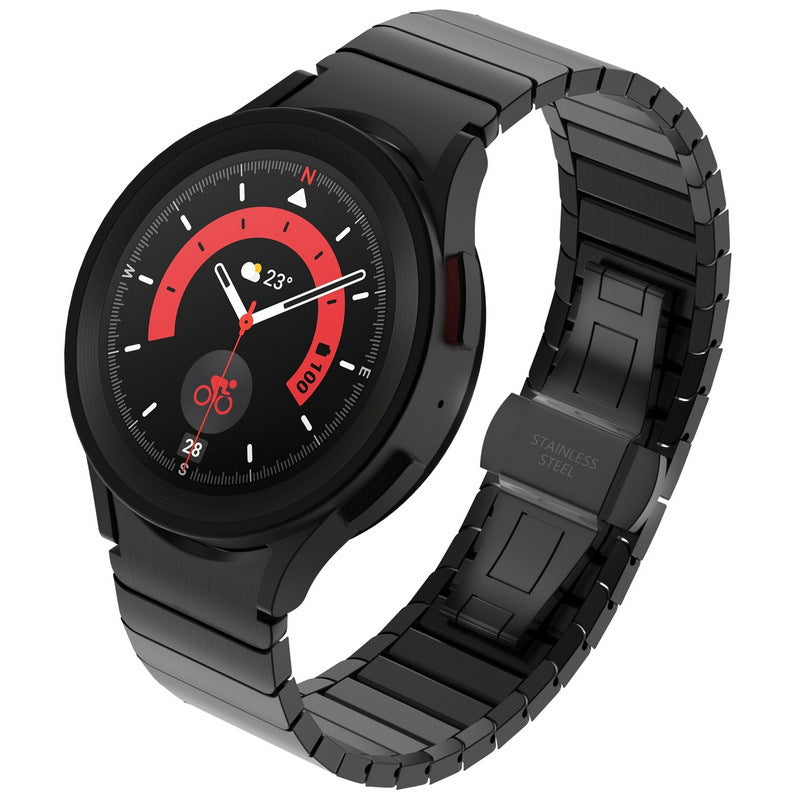 Nerezový ocelový pásek s motýlkovou sponou pro Galaxy Watch Pro