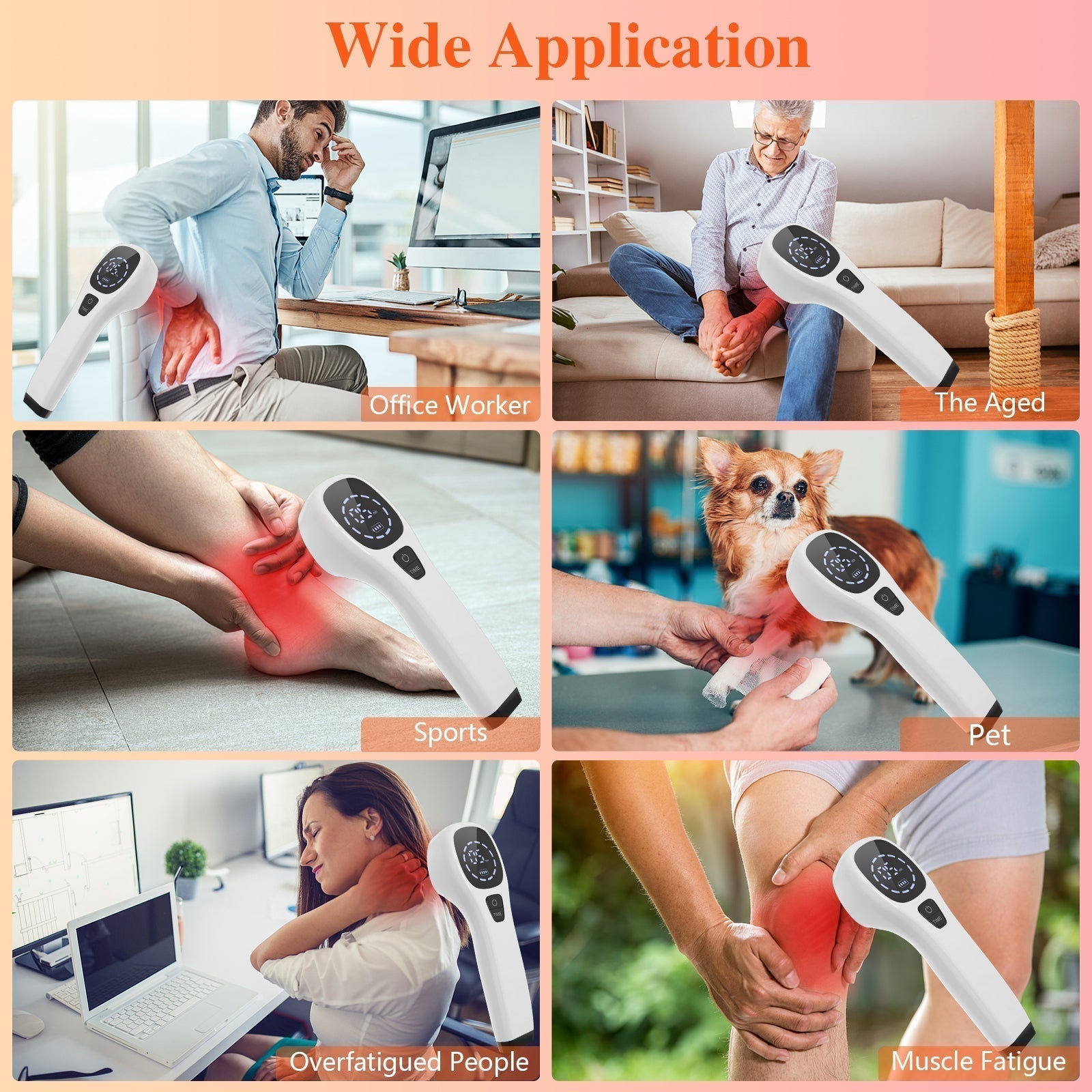 Muscle Reliever Premium Edition Compact Handheld Laser Device