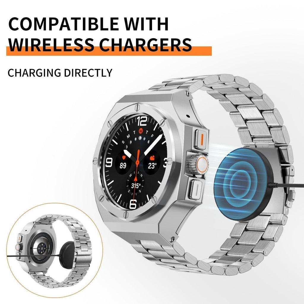 Galaxy Ultra 47mm AstraGuard için Çinko Alaşımı Kasa ve Kordon