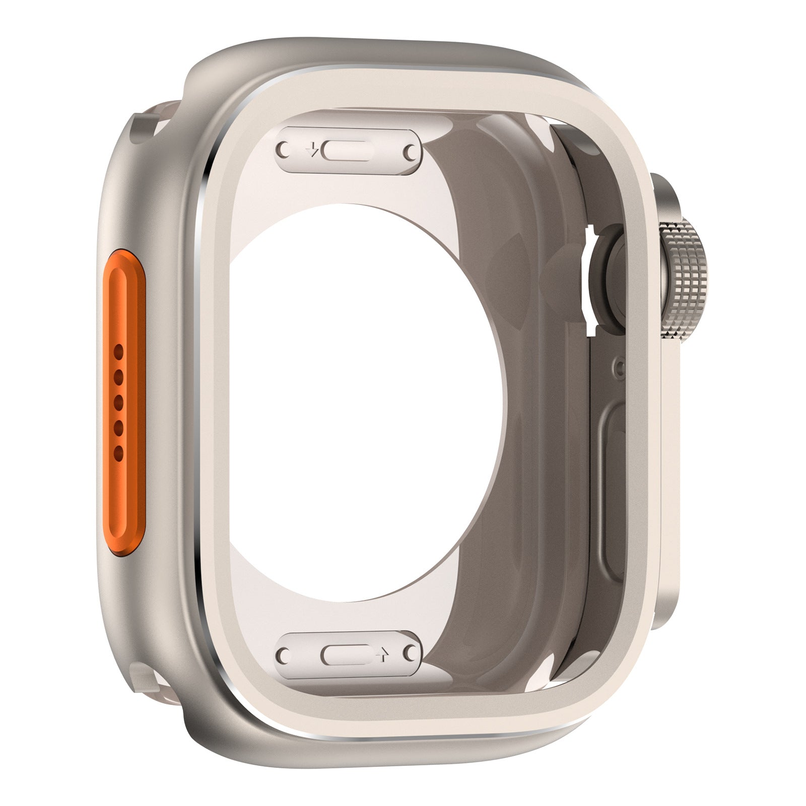 Apple Watch Ultra 2/1 49mm Polished Metal Case For Everyday Use