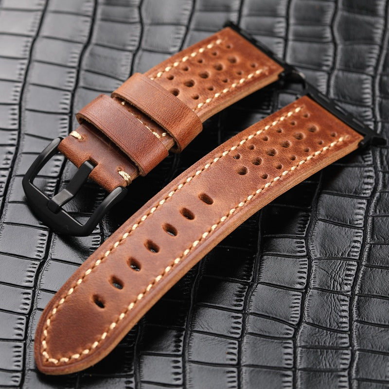 ForgeCrest vintage bőrszíj Apple Watch Ultrahoz