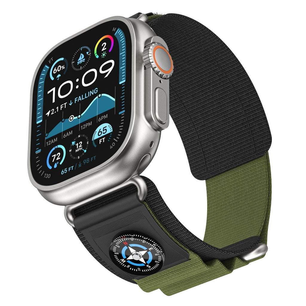 Cinturino TerraWeave Compass in Nylon con Anello per Apple Watch