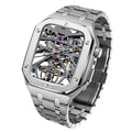 Set carcasă LumaTech din oțel inoxidabil lustruit pentru Apple Watch 45-52mm