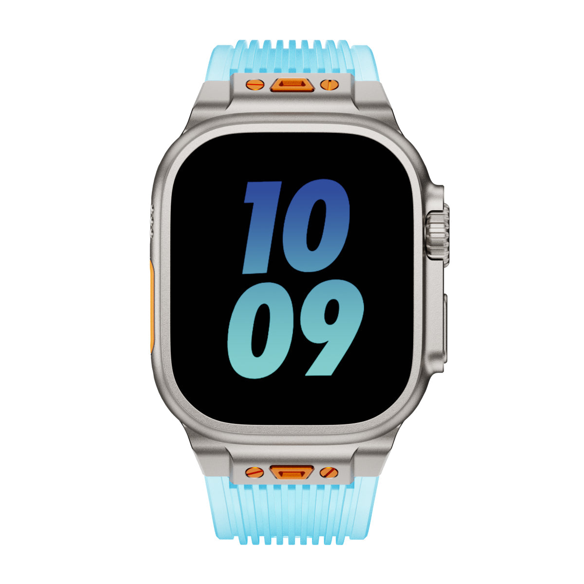 Bracciale in silicone traslucido RM per Apple Watch