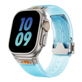 Bracciale in silicone traslucido RM per Apple Watch