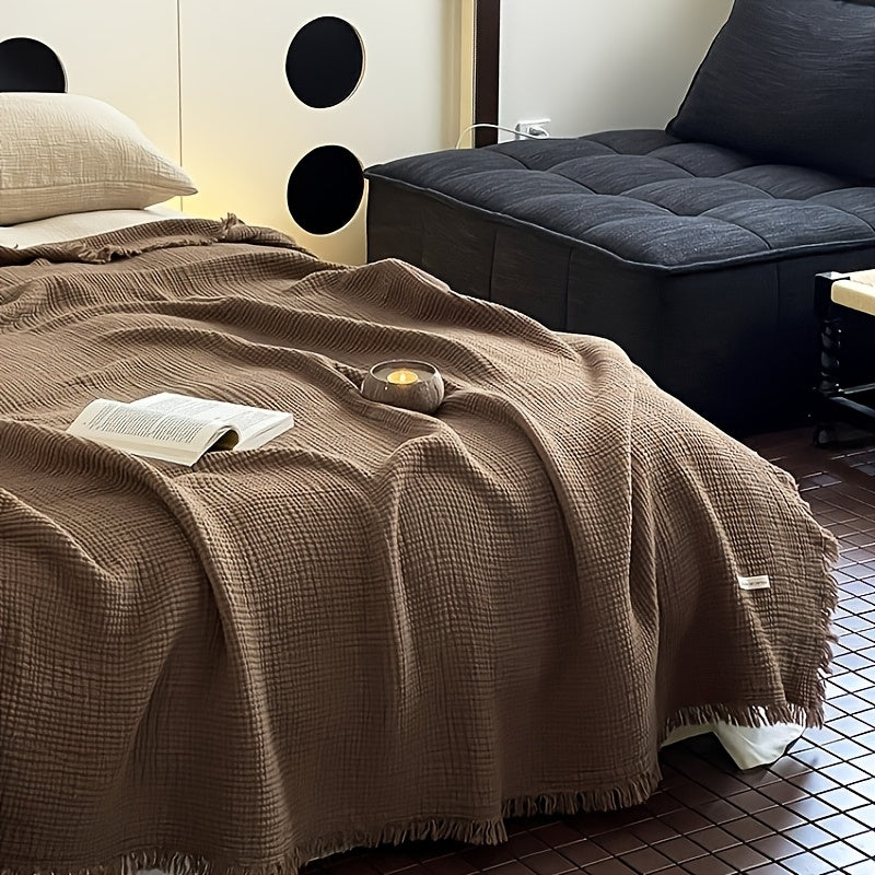 ボーホーブリーズ ムスリンコットンキルト 冷感快適睡眠用