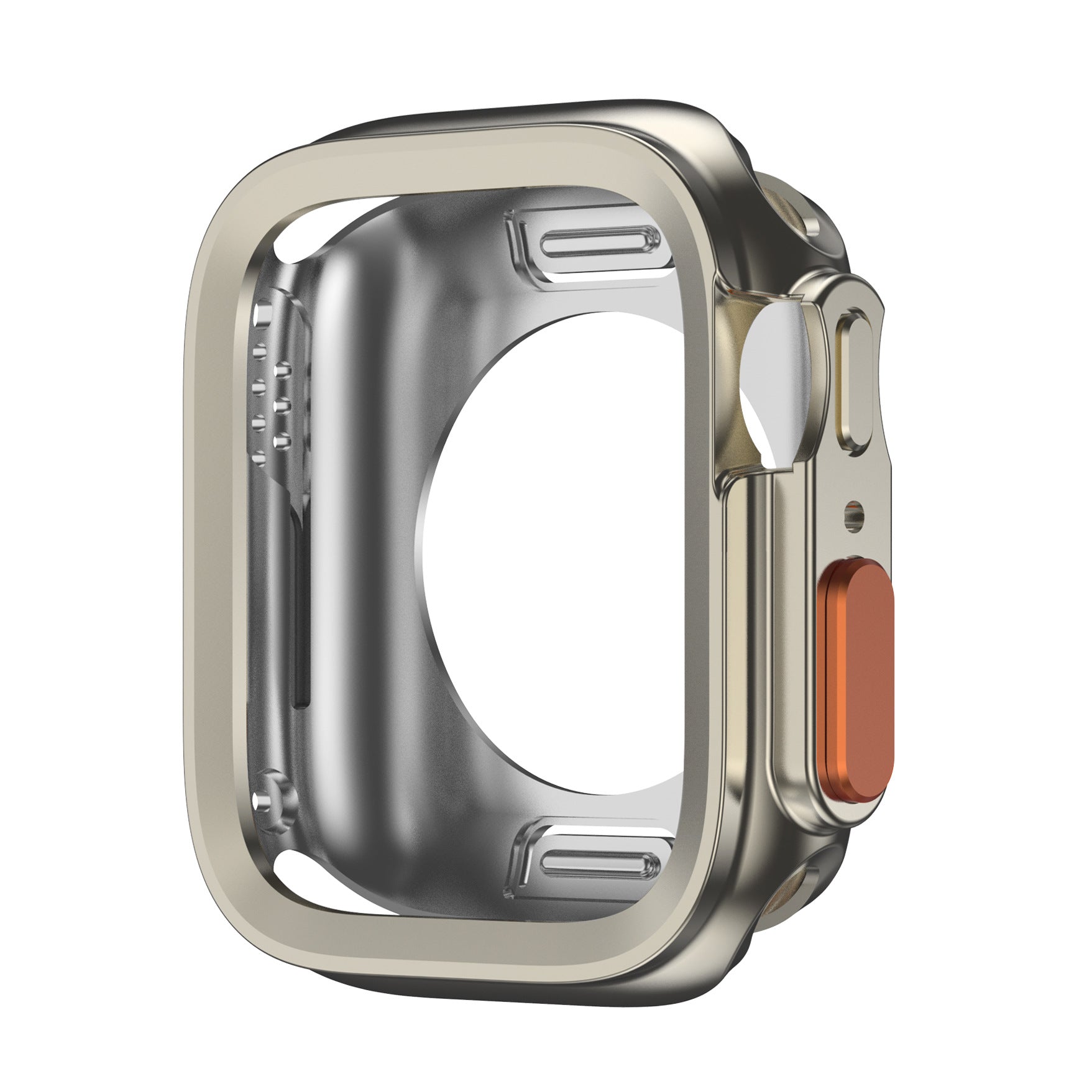 AeroGuard TPU Elektroplettert Alt-i-ett Deksel for Apple Watch