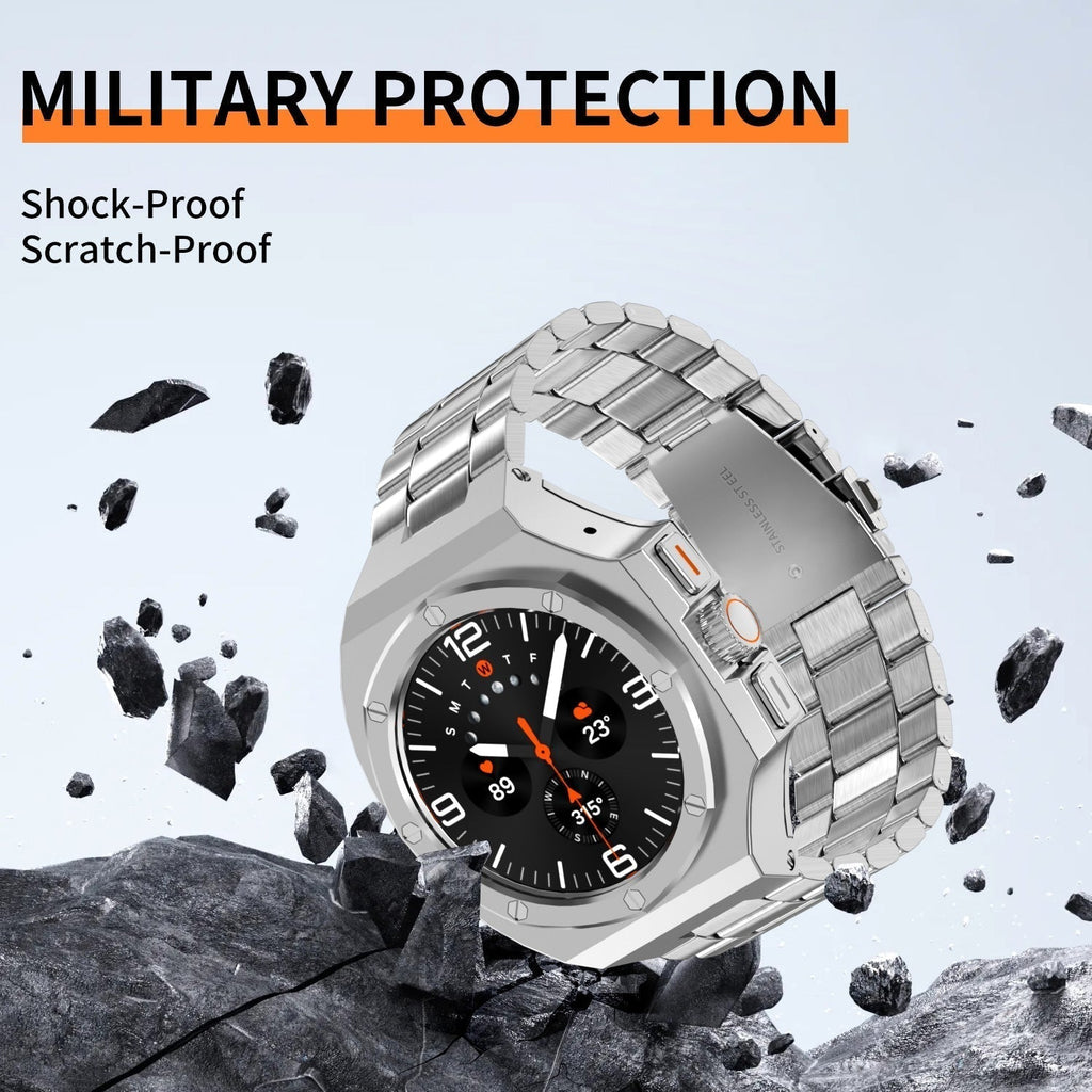 Galaxy Ultra 47mm AstraGuard için Çinko Alaşımı Kasa ve Kordon