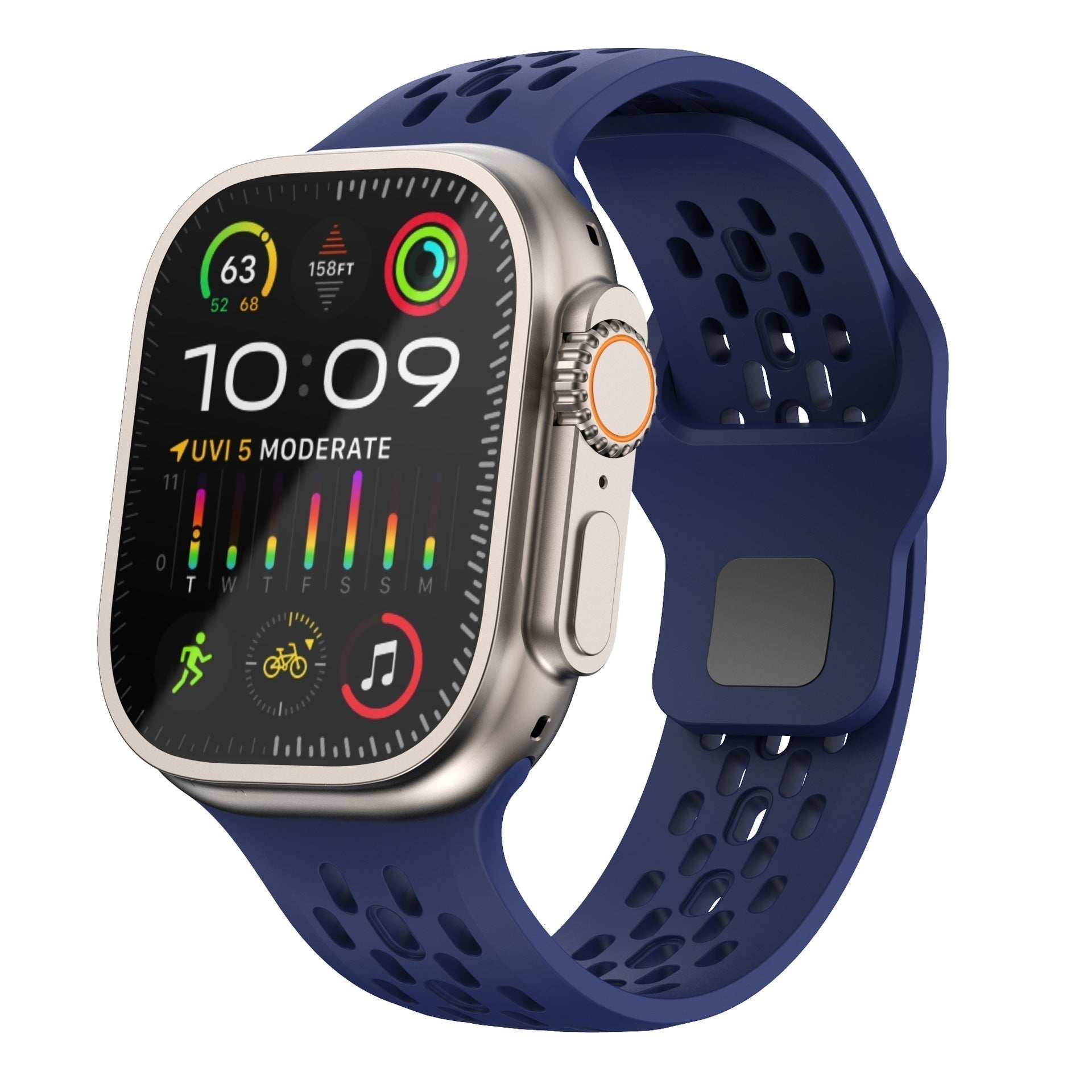 NovaFlex FKM prodyšný pásek pro Apple Watch Comfort