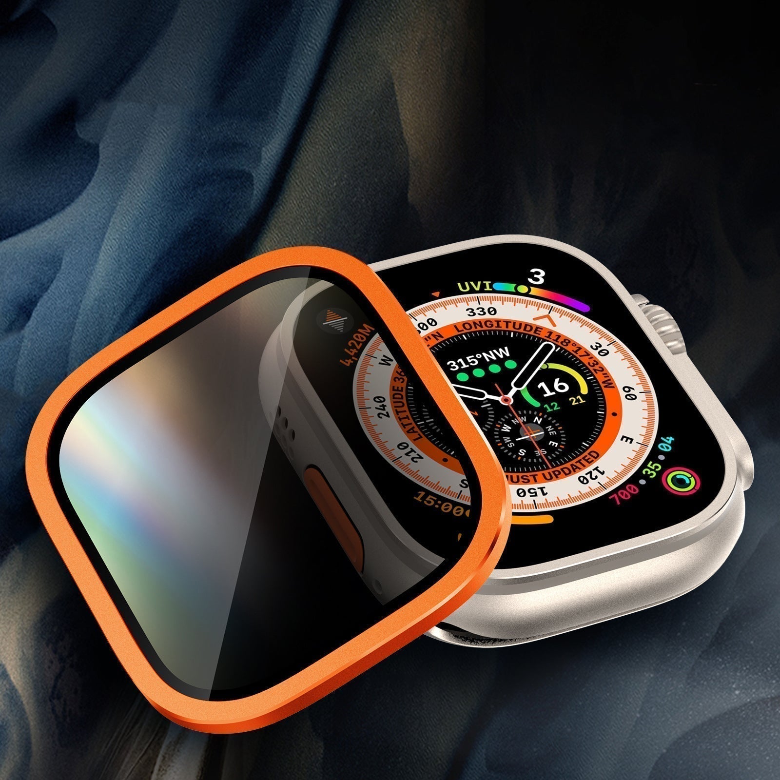 SkyGuard titanový ochranný kryt soukromí pro Watch Ultra 2