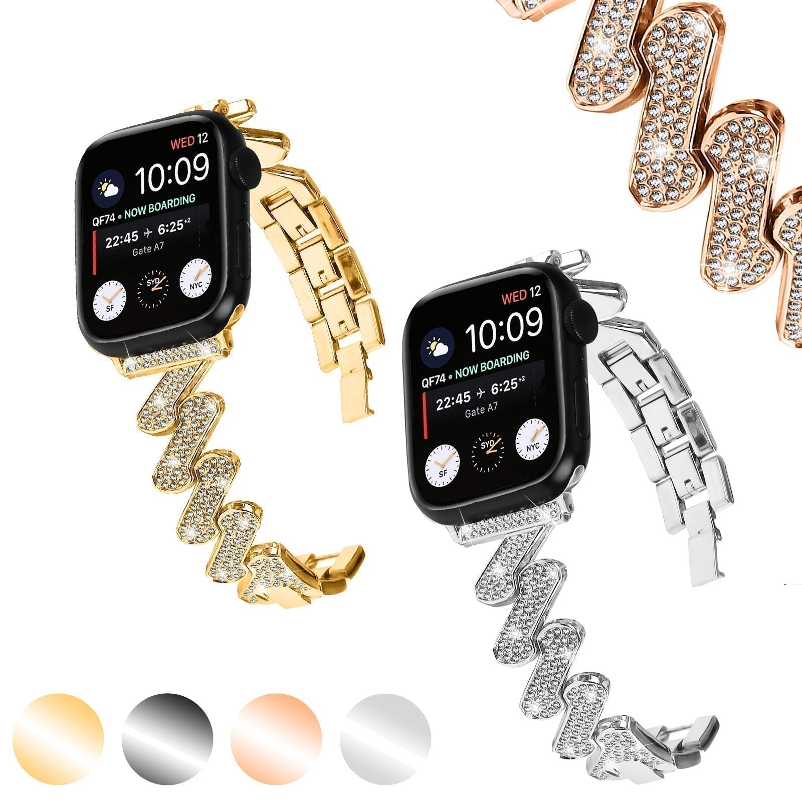 LyraLink Paslanmaz Çelik Apple Watch Bileklik Premium