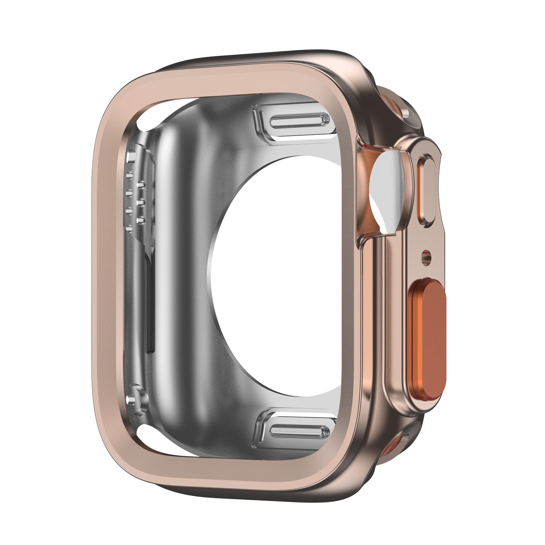 AeroGuard TPU Elektroplettert Alt-i-ett Deksel for Apple Watch