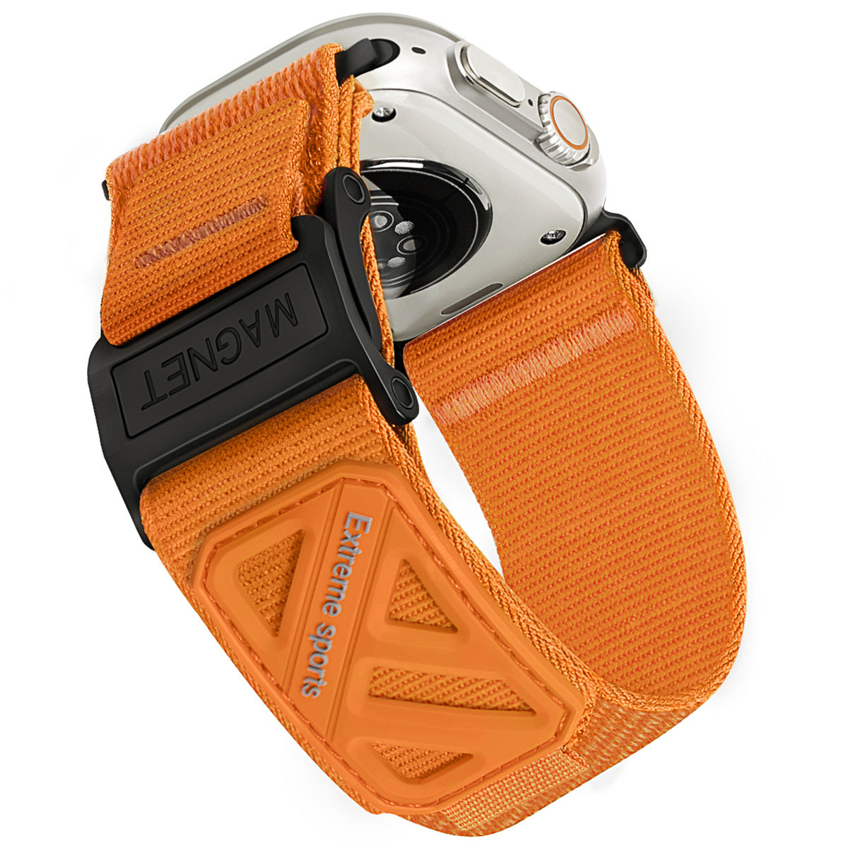 Robustes Nylon-Magnetarmband für Apple Watch – Alltagstauglicher Komfort