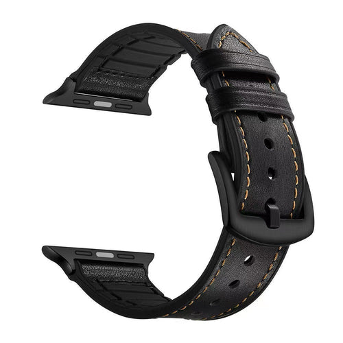 Correa de cuero genuino Aurora Luxe para Apple Watch Pro