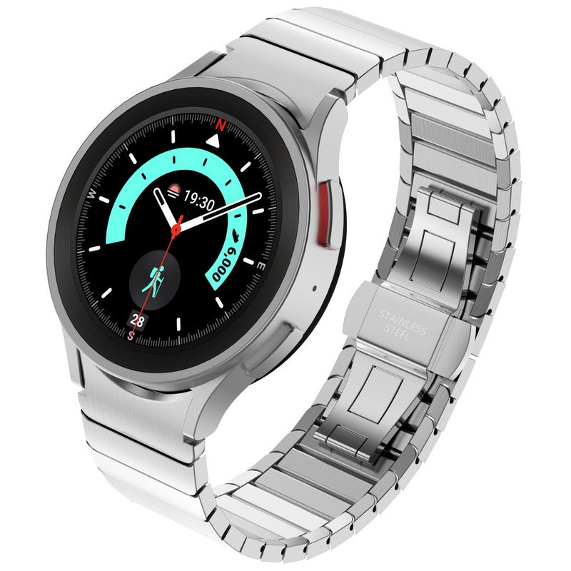 Nerezový ocelový pásek s motýlkovou sponou pro Galaxy Watch Pro