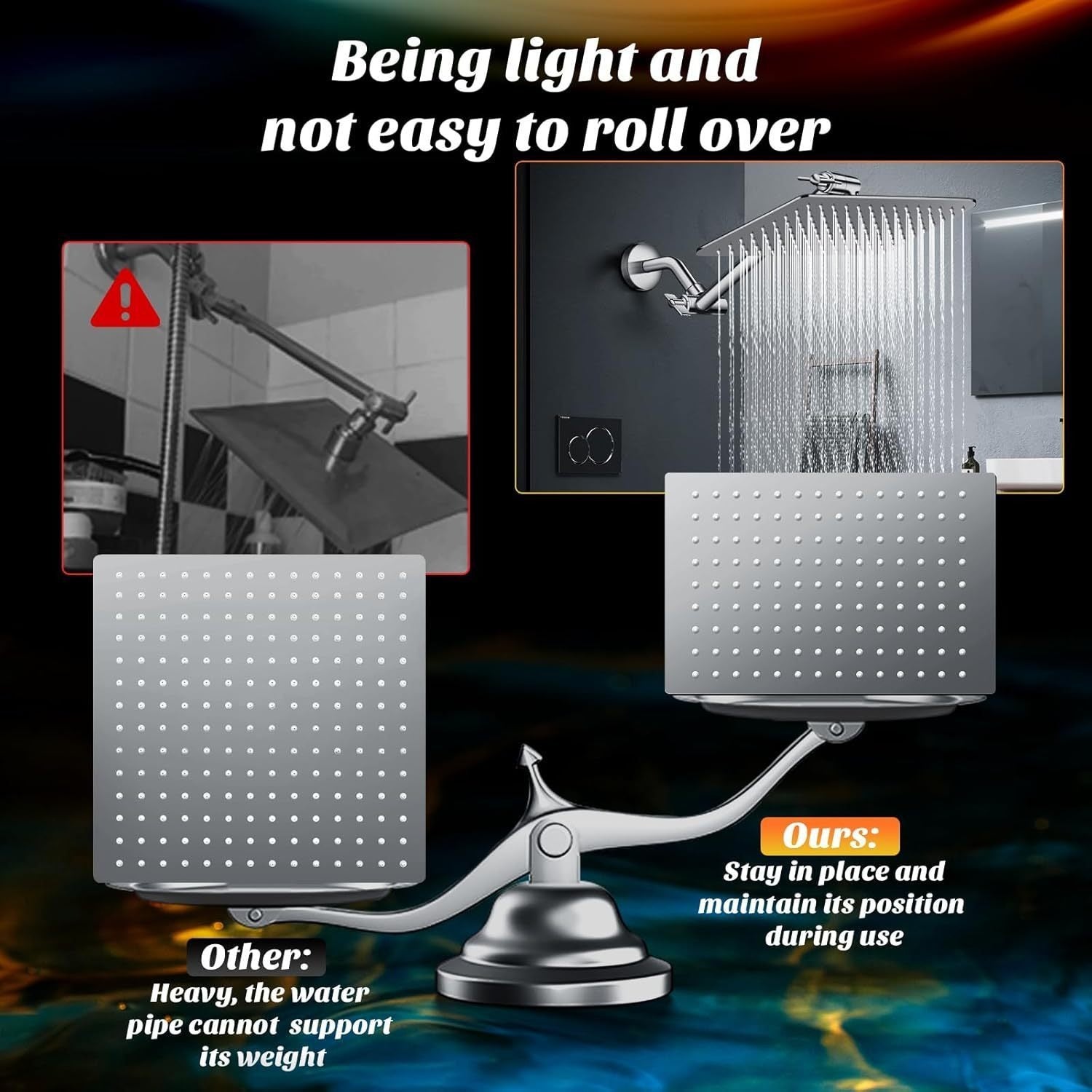 Luxara Bohemian Style Shower Head For A Spa Like Shower Experience