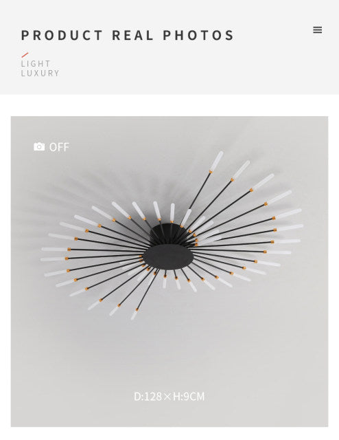 Lampa wisząca LumaSpike w stylu różdżki do nowoczesnych pomieszczeń