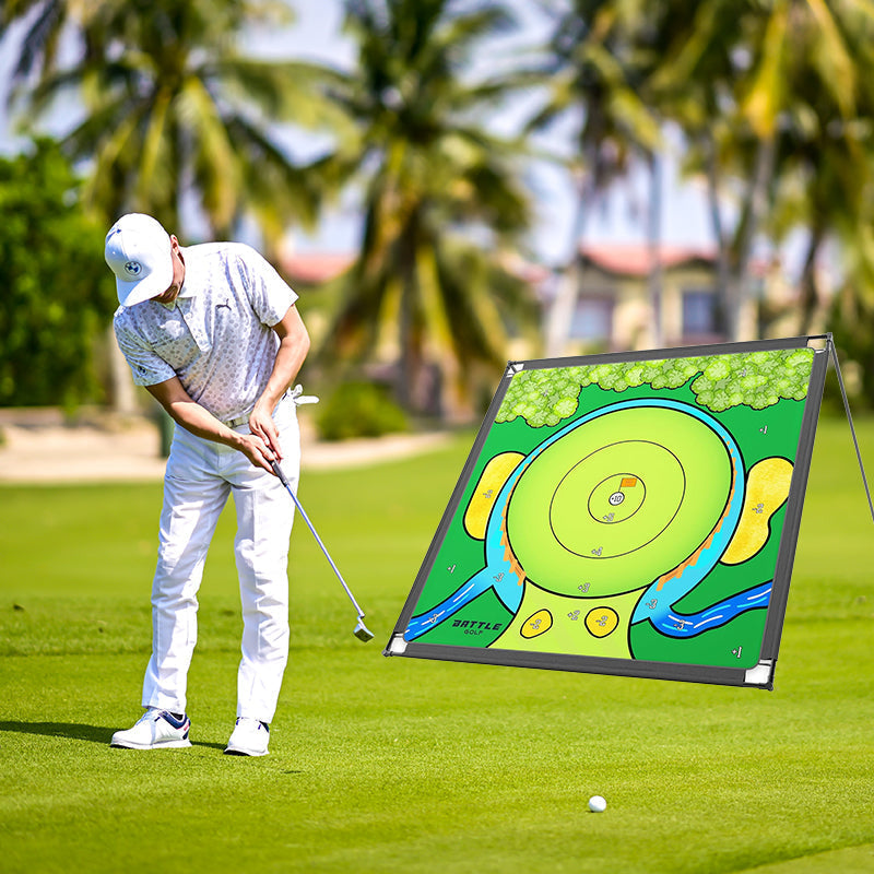 Arène d'entraînement pour exercices et séances de golf
