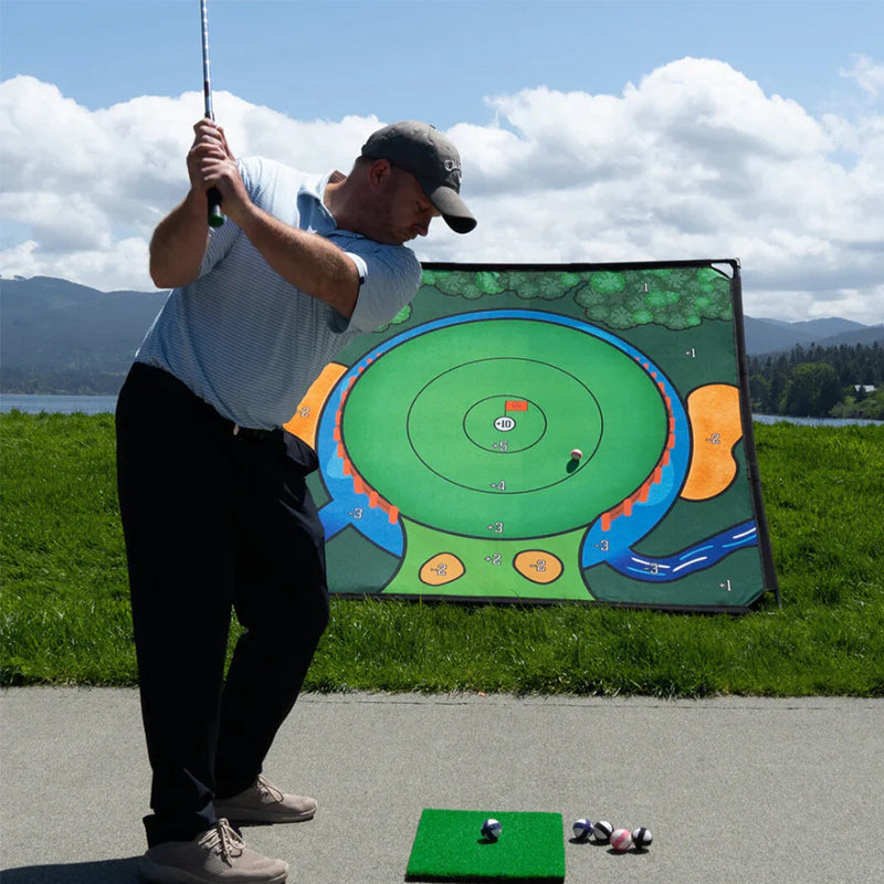 Arène d'entraînement pour exercices et séances de golf