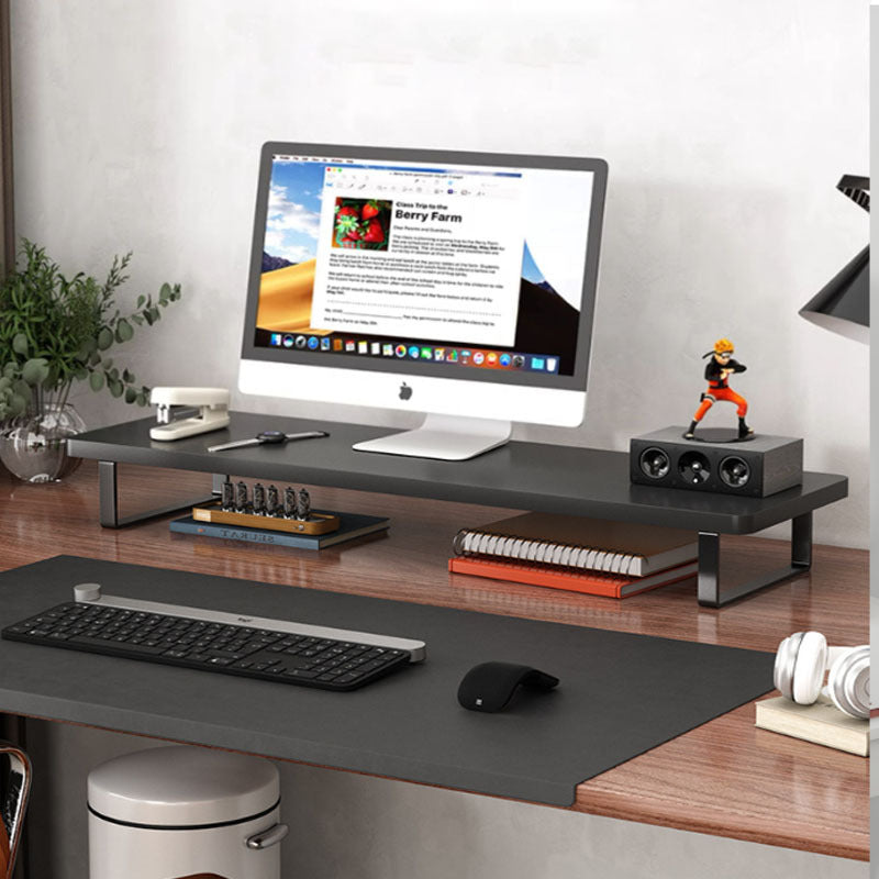Modura Carbon Steel Desktop Monitor Stand & Organizer