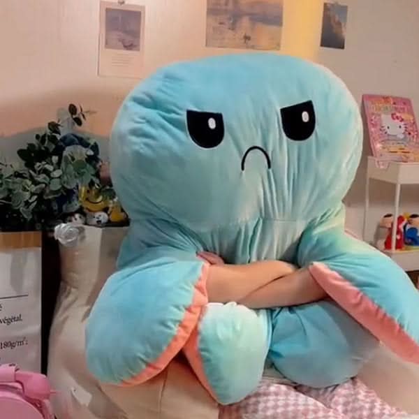 SnuggleOcto Peluche Polvo Brinquedo Para Crianças Amigo Macio e Abraçável