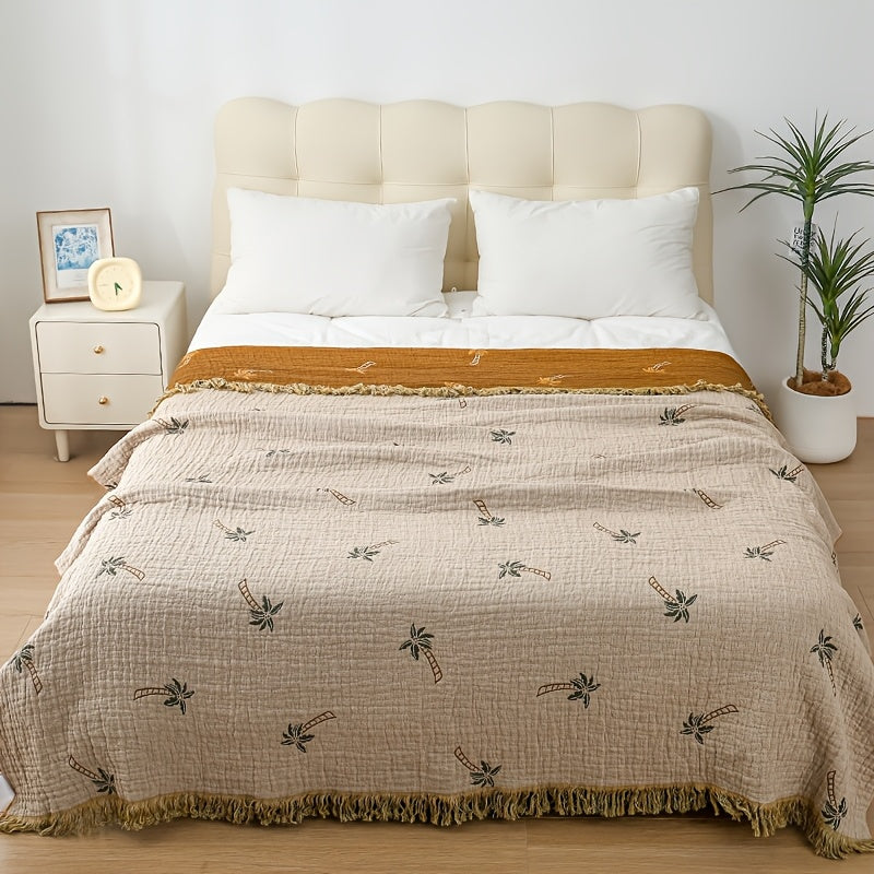 Coperta Tropicrest in Cotone Palm per il Relax Estivo