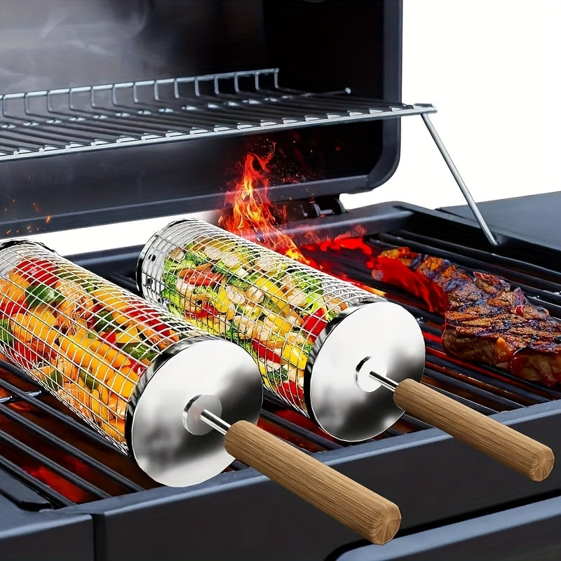 Eldkorg Öppen Låggrill Set, Portabel och Värmetålig