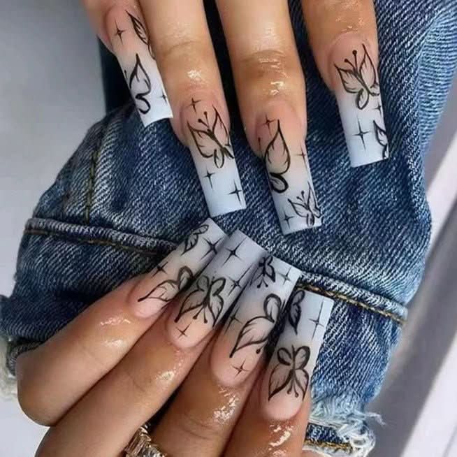 NovaGlam nalepovací nehty 24 růžových vzorů Rychlá aplikace pro okamžitý glamour pro profesionály