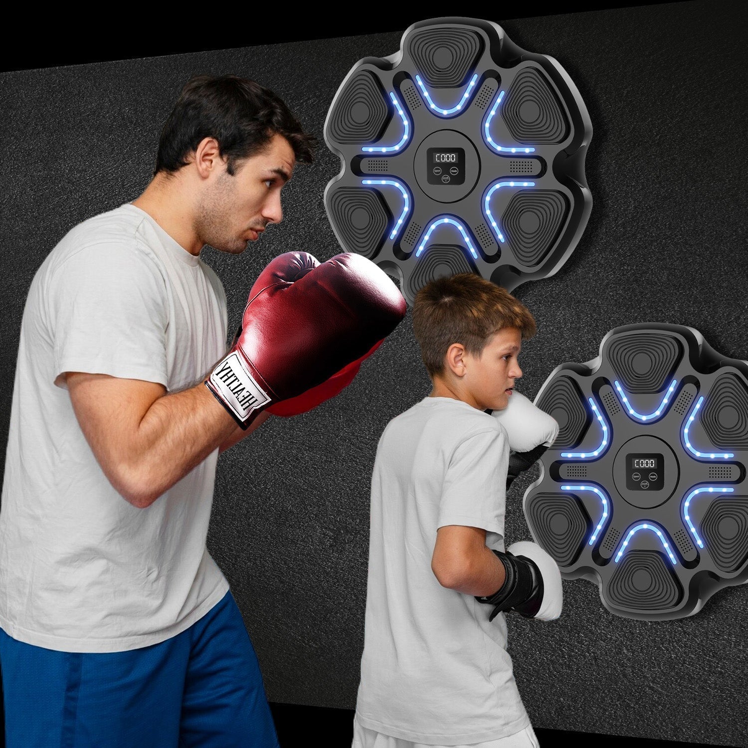 Sistema de Boxeo Rítmico para Entrenamiento en Casa con Guantes