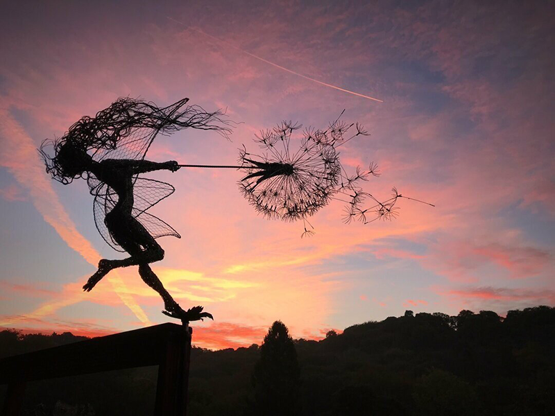 Whimsical Wonderland Garden Decor With Dancing Naughty Spirits