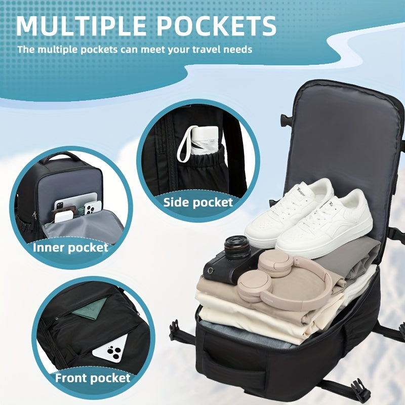 Set de mochila de viaje con aspiradora PackSmart para hombres, mujeres y estudiantes
