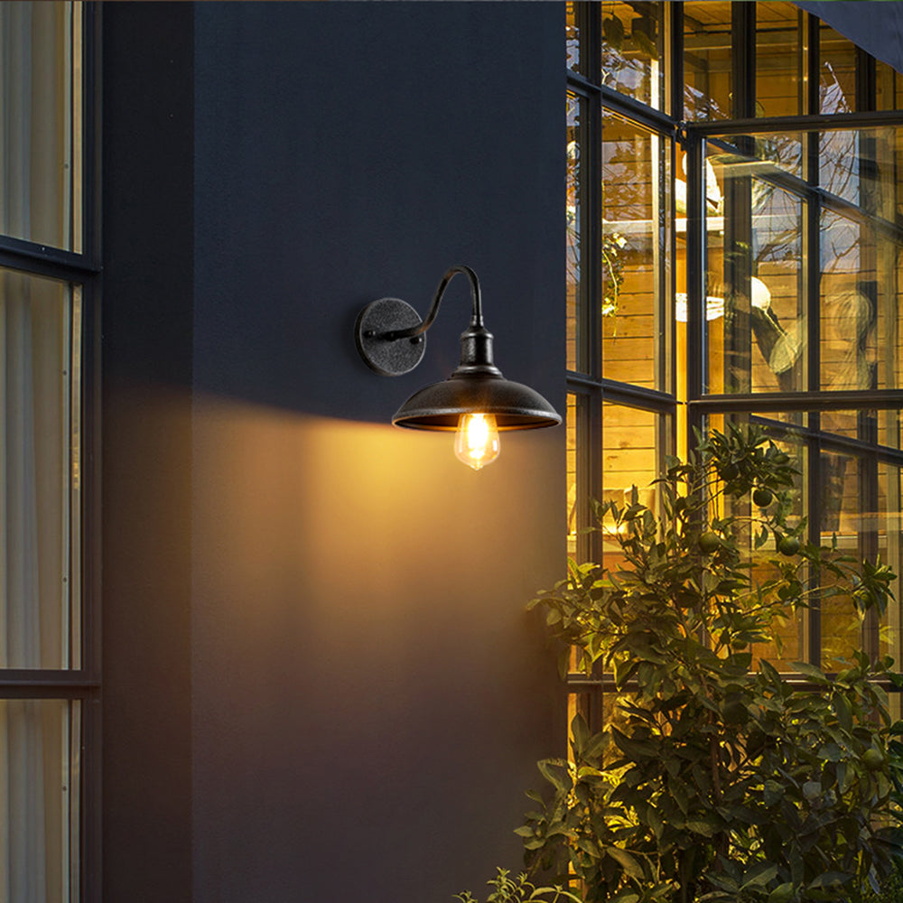 Willowcrest Weatherproof Exterior Wall Light For Warm LED Glow