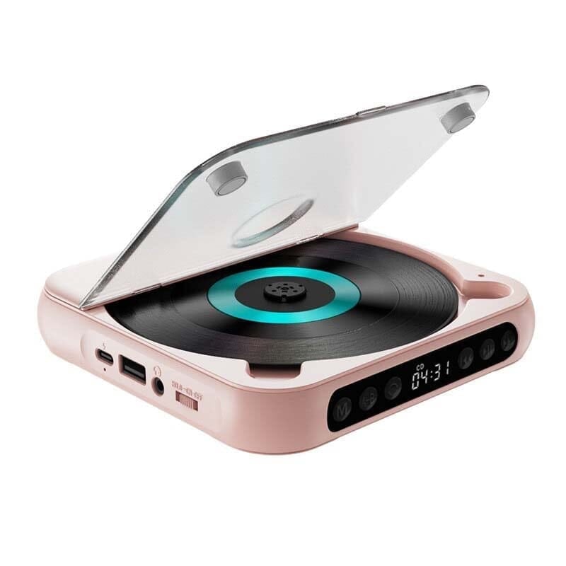 持ち運びに便利なBluetooth対応ポータブルCDプレーヤーで音楽を楽しもう