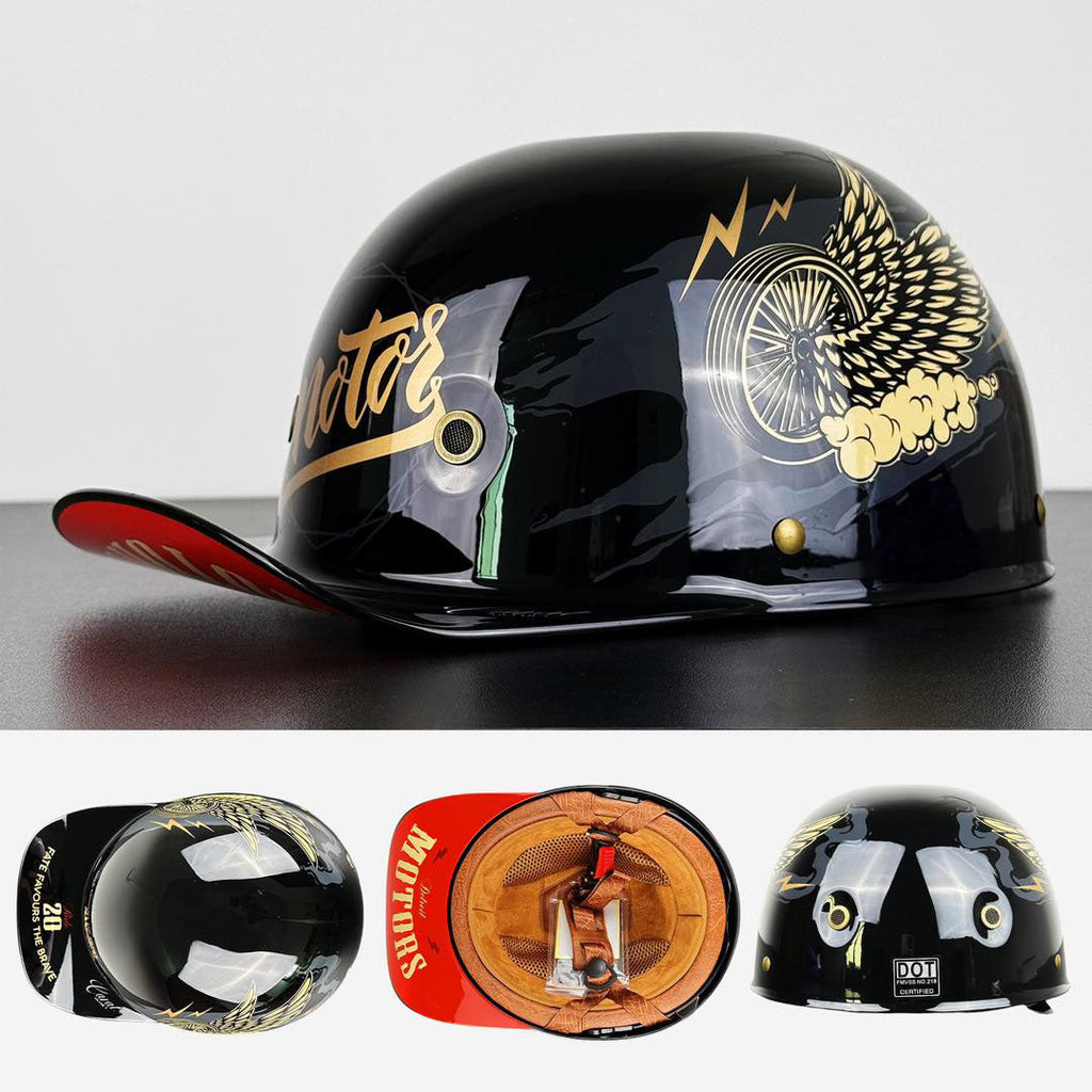 AstraCap Pro hivatalos verzió baseball stílusú motoros sisak, ECE és DOT tanúsítvánnyal