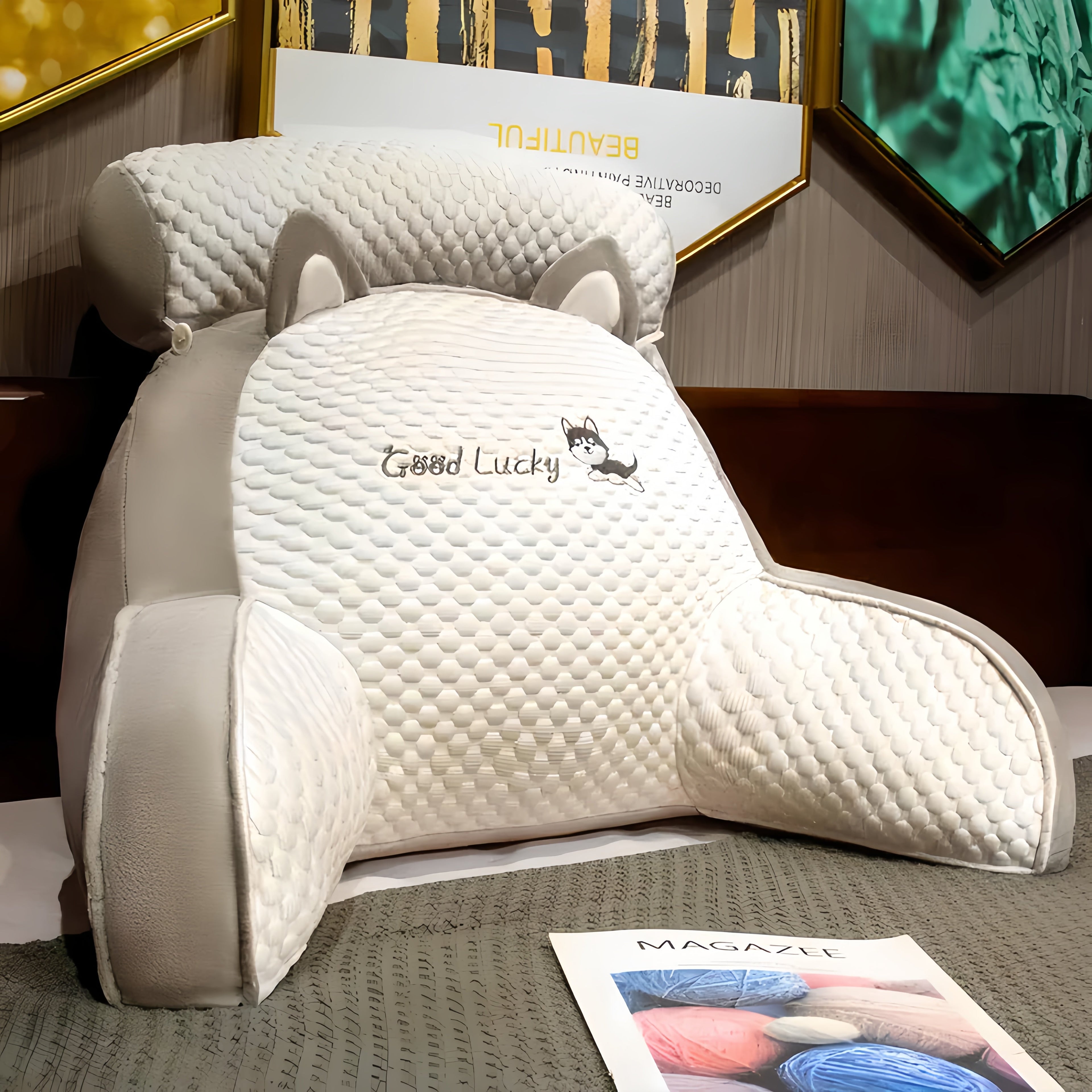 Nimbus Rest Back Support And Neck Pillow For Home Use
