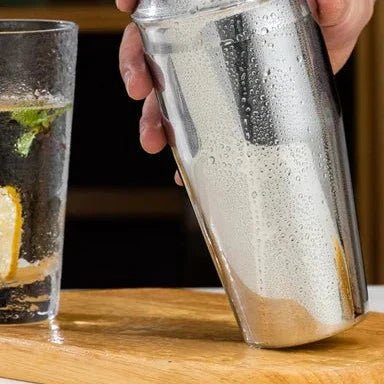 PulseMix Shaker Kit In Stainless Steel Stand And Bar Tools