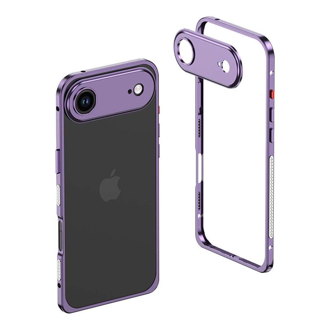iPhoneおよびその他のデバイス用AeroGuardアルミニウムMagSafeバンパーケース