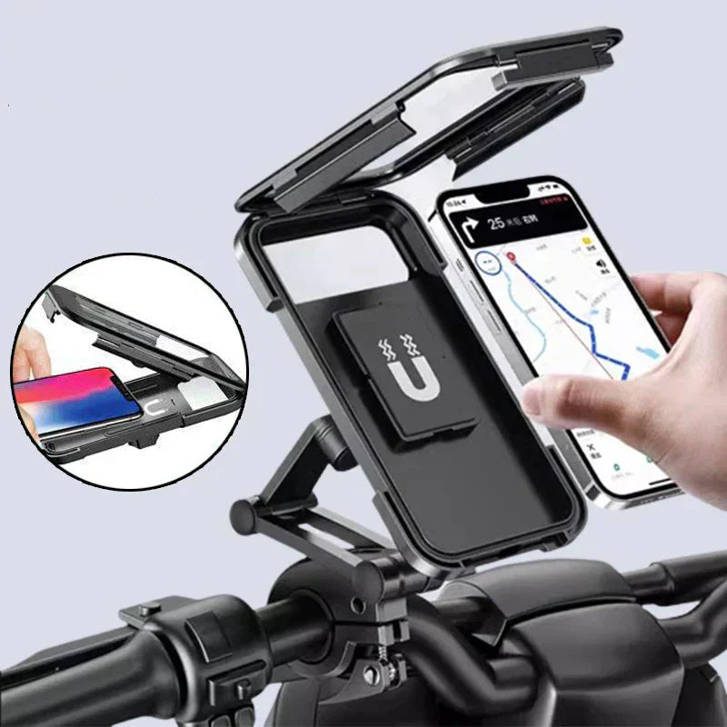 Waterproof 15W Power Bank For Bike Bar Phone Mount