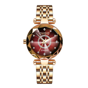 Celestia From LumaAstra Ladies Stainless Steel Watch With Sunburst Dial