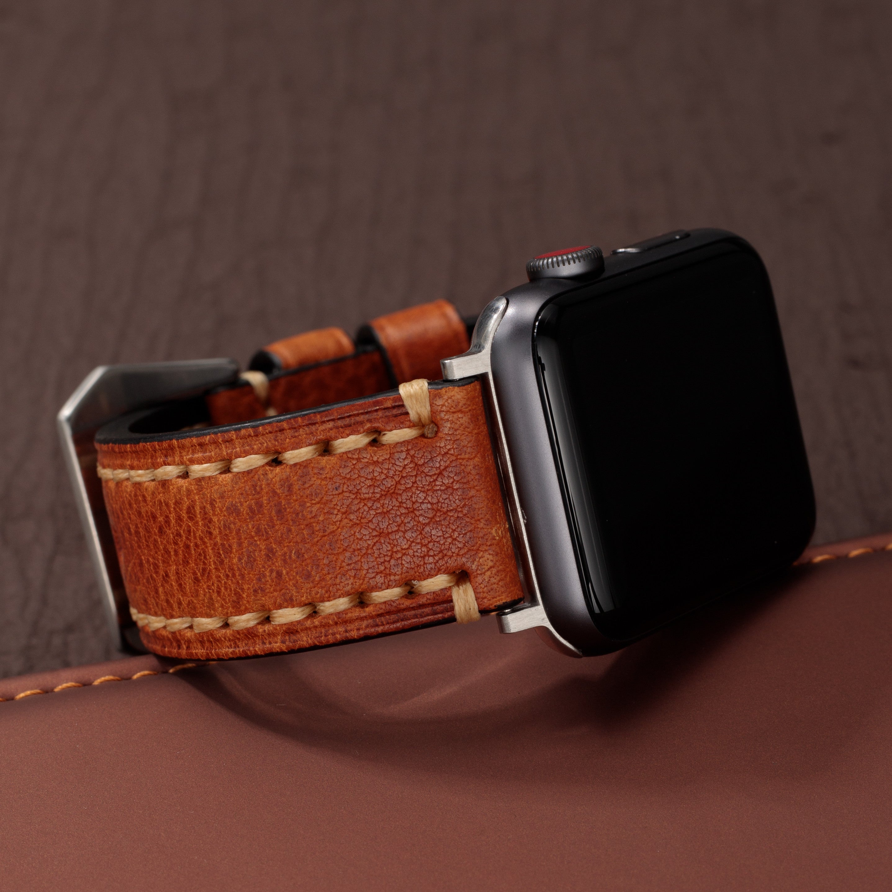 LegacyCove Vintage Leather Band For Apple Watch Handcrafted