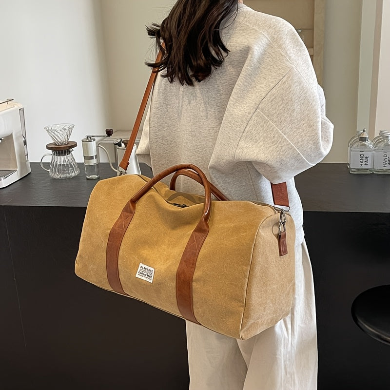 Borsa da viaggio Luxibag Vintage lavata con organizer multiuso e grande capacità