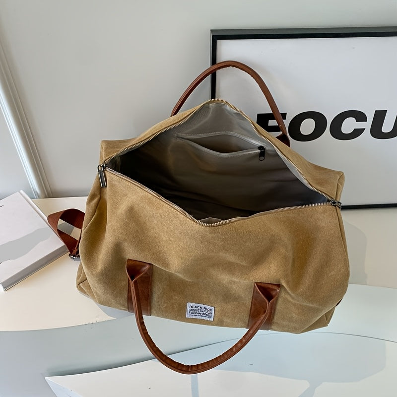 Borsa da viaggio Luxibag Vintage lavata con organizer multiuso e grande capacità