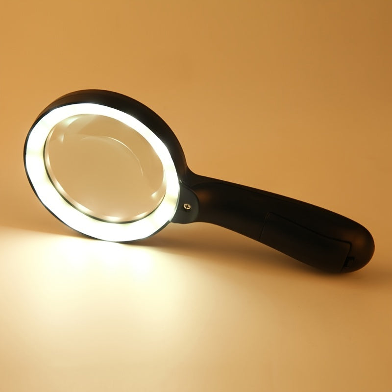 Brightview 10x Handlupe mit 12 verstellbaren LED-Leuchten