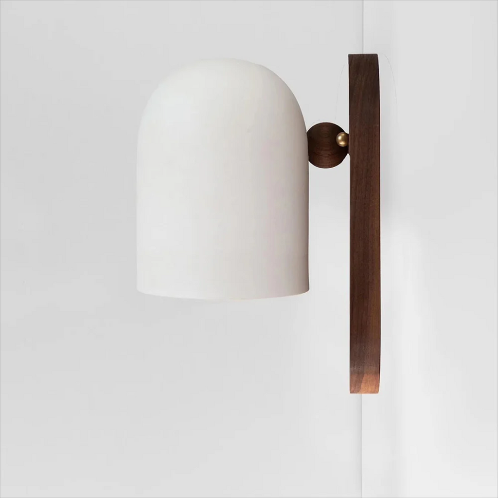 AuroraCraft Vintage Wall Lamp in Iron and Solid Wood for Bedroom and Living Room