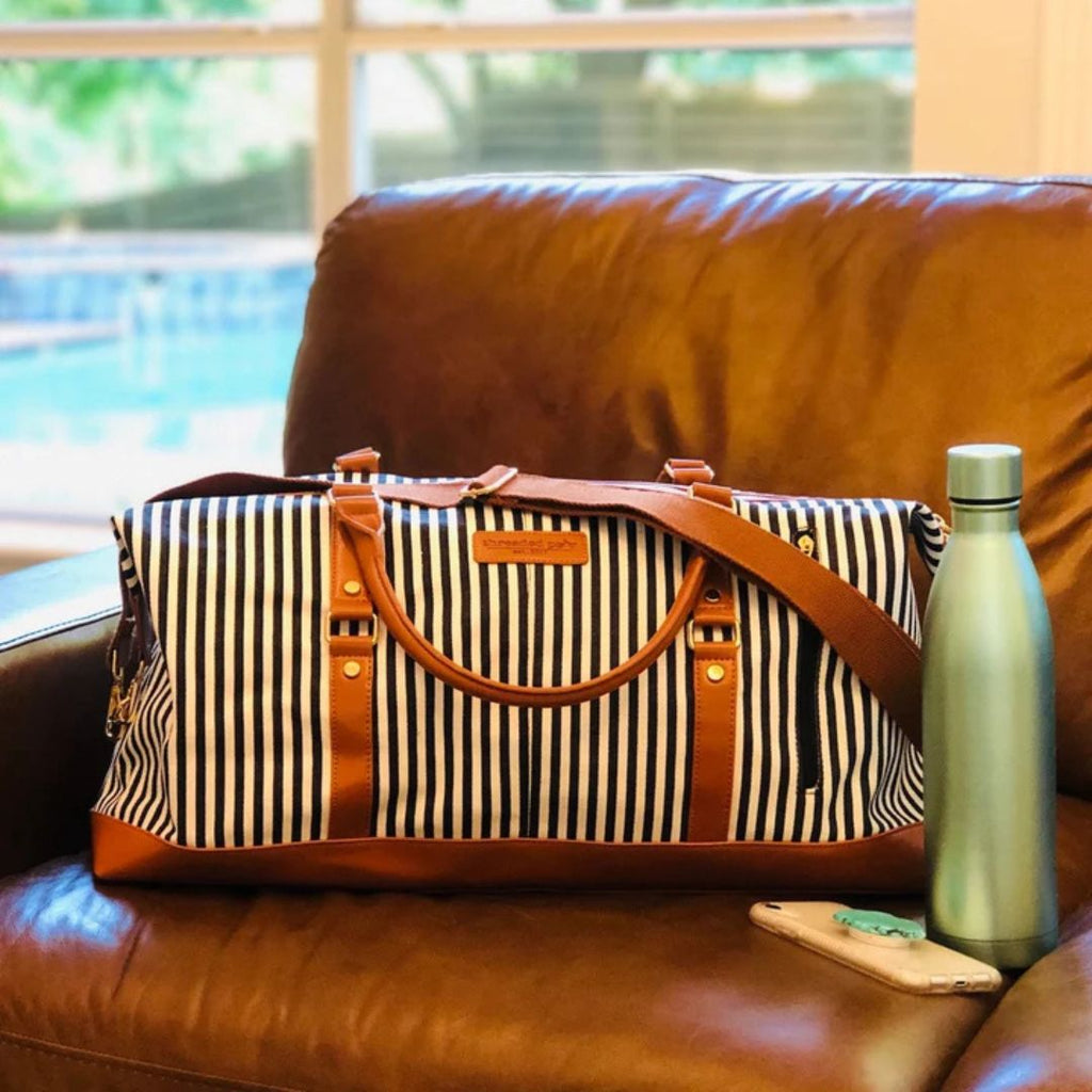 LuxeVoy Travel Duffel With Convertible Garment Compartment