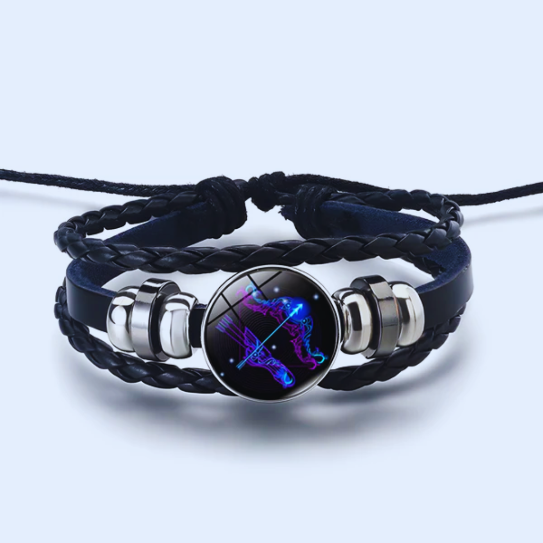 Zodiac-Armband für tägliche Ruhe und Ausgeglichenheit, fördert Frieden und Glückseligkeit